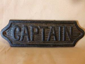 lot 308 image: Cast Iron Sign
