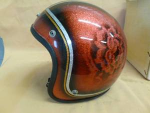 lot 404 image: Vintage Motorcycle Helmet