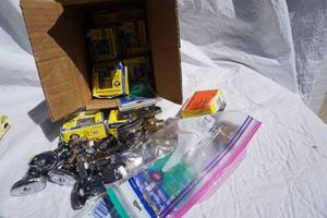 lot 20 image: Large Lot of Brass Craft Brand Plumbers Water Line Valves & Adaptors