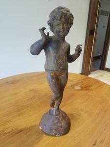 lot 67 image: Heavy Iron Putty Statue