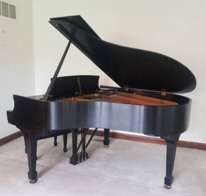 lot 1 image: Steinway & Sons Model M Grand Piano with Concert Bench