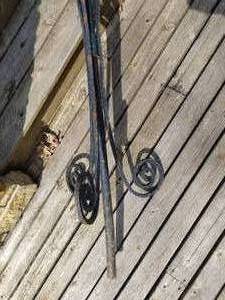 lot 13 image: Iron Scrollwork Sundial Pedestal