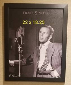 lot 68 image: Frank Sinatra Collection Framed Print Music Art  Young Frank