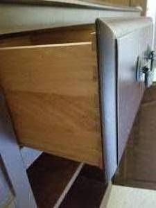 lot 20 image: Dark Cherry Solid Wood 7 Drawer Dresser