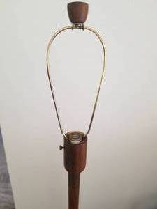 lot 42 image: Danish Modern Teak Floor Lamp