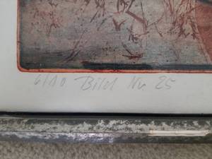 lot 57 image: Artist Signed and Numbered Contemporary Print