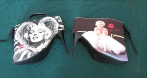 lot 146 image: (2) Marilyn Monroe Collector Shoe P...