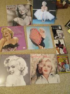 lot 64 image: Marilyn Monroe Calendars, DVDs...