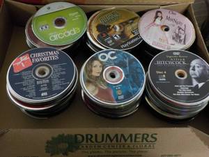 lot 77 image: 300 or so DVDs, CDs, Audio Books a...