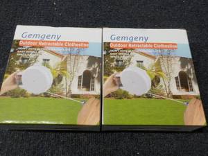 lot 114 image: Lot of 2 Gemgemy Outdoor Retractabl...