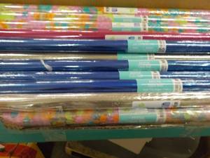 lot 120 image: 40 or so Rolls Cello Wrapping and E...