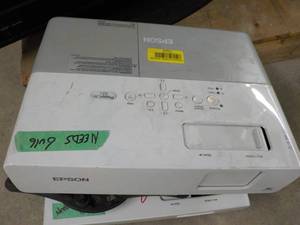 lot 131 image: Epson Projection needs bulb Power...