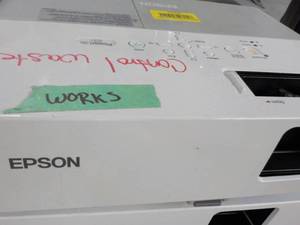 lot 135 image: Epson Projector works...