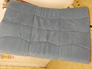 lot 72 image: Blue Futon Mattress...