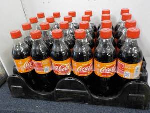 lot 187 image: 24 pack Coca Cola Orange Vanilla...