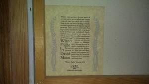 Vintage Limited Edition David Mass Canvas Print with a Beautiful Frame