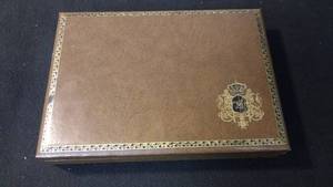 Vintage Jewelry Box and Mens Tie Clasps