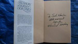An Autographed Harrison E Salisbury A Journey For Our Times