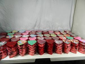 lot 160 image: HUGE Assortment of 275 Boxes of Assorted Chocolates