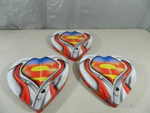 lot 33 image: 3 New Superman Tins of Chocolate