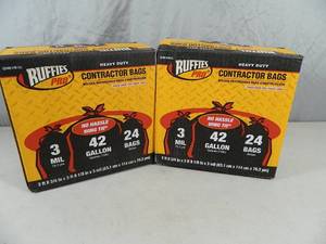 lot 43 image: 48 New Heavy Duty Contractor Bags