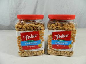 lot 57 image: 4 lb 8 oz of Fishers Peanuts