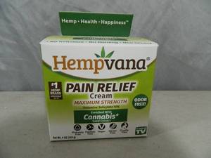 lot 61 image: New HempVana Pain Relief Cream