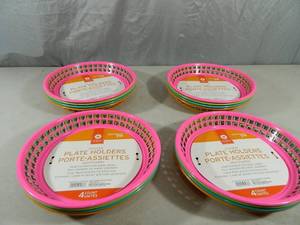 lot 63 image: 4 New Sets of Paper Plate Holders