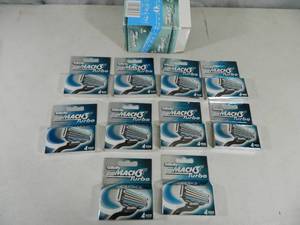 lot 103 image: 10 New Boxes of Gillette Mach 3 Turbo Razor Cartidges