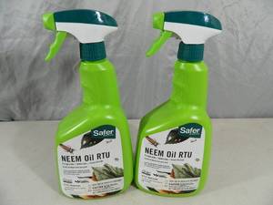 lot 109 image: 2 New Bottles of Neem Oil Garden Treatment