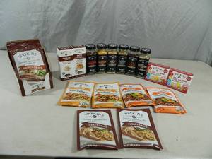 lot 116 image: Large Assortment of New Watkins Mixes, Spices, and More