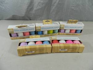lot 137 image: 5 New Sets of Magic Marbling Paints