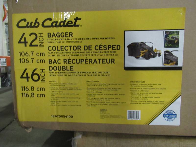 Cub Cadet 42 in. and 46 in. Double Bagger for the Ultima ZT1