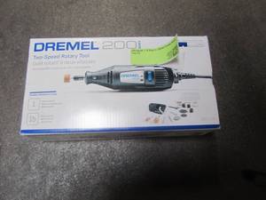 lot 850 image: Dremel 200 Series 1.15 Amp 2-Speed Corded Rotary Tool Kit 200-115