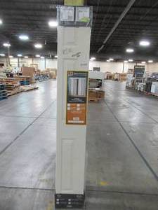 lot 600 image: ReliaBilt 24 x 80 12,  6-Panel Hollow Core Molded Composite Interior Bifold Closet Door - Missing Track Rail.