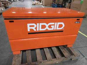 lot 111 image: RIDGID 48R-OS, 48 in. x 24 in. Universal Storage Chest - Dented on Rear Bottom RH Side Corner.