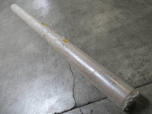 lot 124 image: (1) 12 Carpet Remnant Roll in Tan- Not sure of length 10-15 Total