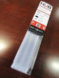 lot 829 image: HUB Industrial Supply 25 pack of Bi-Metal Reciprocating Saw Blades, 18 TPI, 9 x 1 x 0.042 - MADE IN USA