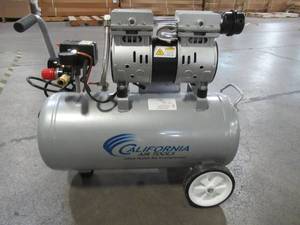 lot 7 image: California Air Tools 8.0 gal. 1.0 HP Ultra Quiet and Oil-Free Electric Air Compressor. 8010 - NEW OUT OF BOX