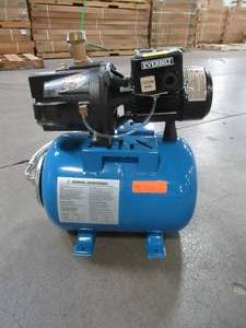 lot 11 image: Everbilt 12 HP Shallow Well Jet Pump with 6 Gal. Tank 1, AUTOJ100A2. NEW OUT OF BOX - NOT TESTED.