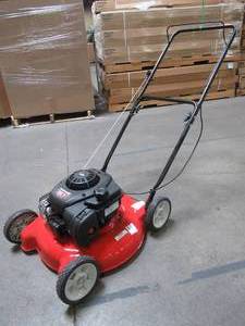 lot 14 image: Yard Machines 20 in. 125cc OHV Briggs & Stratton Gas Push Mower, 11A-02BT729 - Pulls, Wont Start.