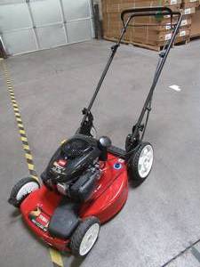 lot 24 image: Toro 22 in. Kohler High Wheel Variable Speed Gas Self Propelled Mower, 20378 - Engine seems to be at constanthigh Rev.