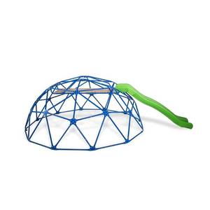lot 141 image: Sportspower Deluxe Metal Dome Climber with 6 ft. Resin Blow-Molded Slide SW-095S