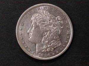 1880 S Morgan Silver Dollar...