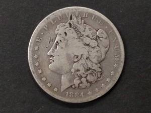 1884 S Morgan Silver Dollar...