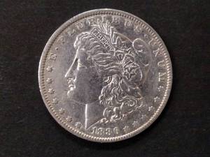 1886 O Morgan Silver Dollar...