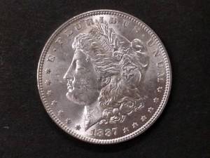 1887 High Grade Morgan Silver Dolla...