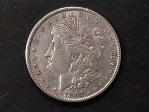 1891 Morgan Silver Dollar...