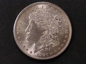 1921 Morgan Silver Dollar...