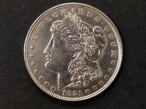 1921 Morgan Silver Dollar...